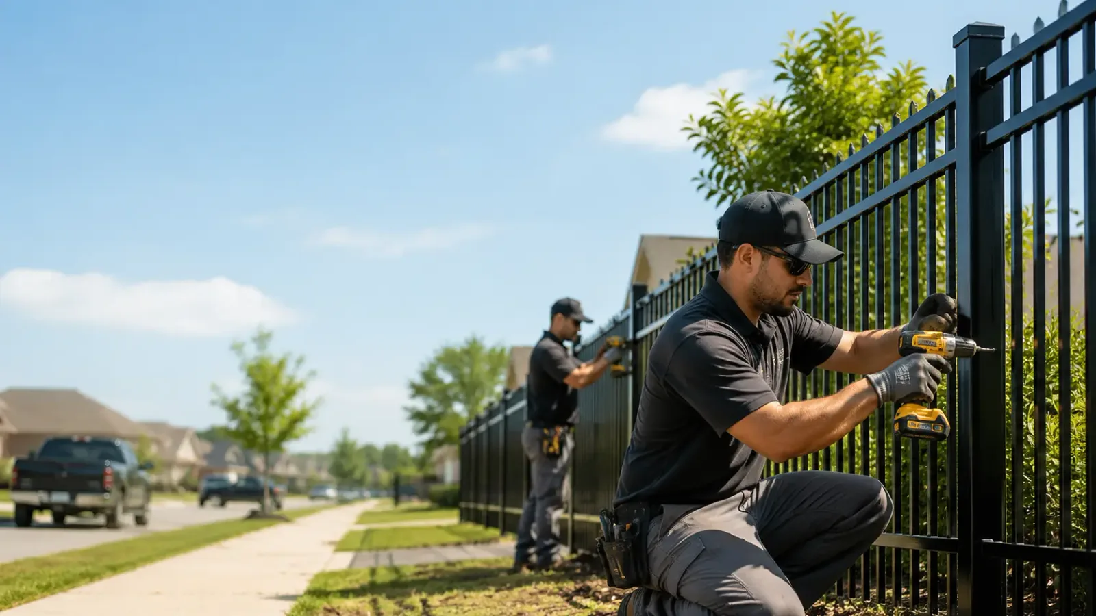 Metal Fence Installation in Union, WA
